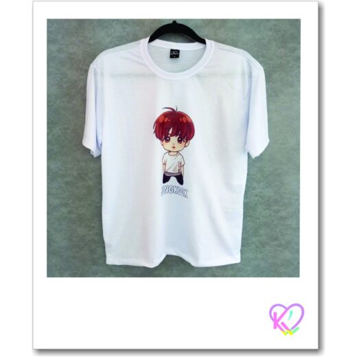 Camiseta básica UNISSEX Jungkook versão desenho - JK BTS - Grupo kpop - Image 2