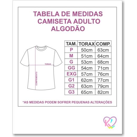 Camiseta básica Coração Coreano - mão coreana -DORAMAS - Com estampa metalizada - Image 3