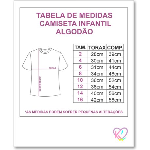 Camiseta básica Coração Coreano - mão coreana -DORAMAS - Com estampa metalizada - Image 4