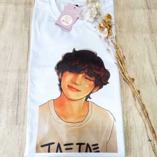 Camiseta Unissex BTS Tae Tae Fanart