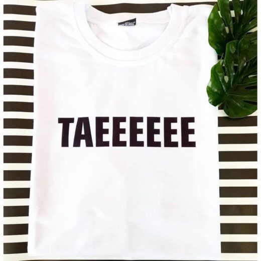 Camiseta linha basica Kpop - Taeeeee Grupo Kpop ( BTS ) - Em malha fria - Temos de tds os integrantes.