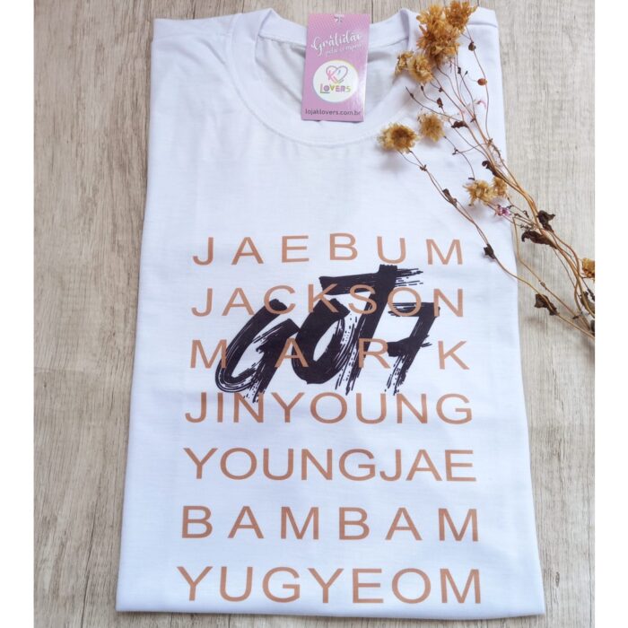 Camiseta Unissex Grupo Kpop GOT 7