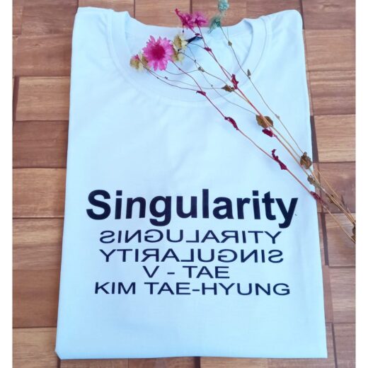 Camiseta Singularity feminina - Solo Tae ( BTS ) Grupo Kpop - em Malha Fria