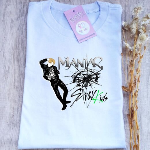 Camiseta Unissex Stray Kids Manic - Albun Ordinary