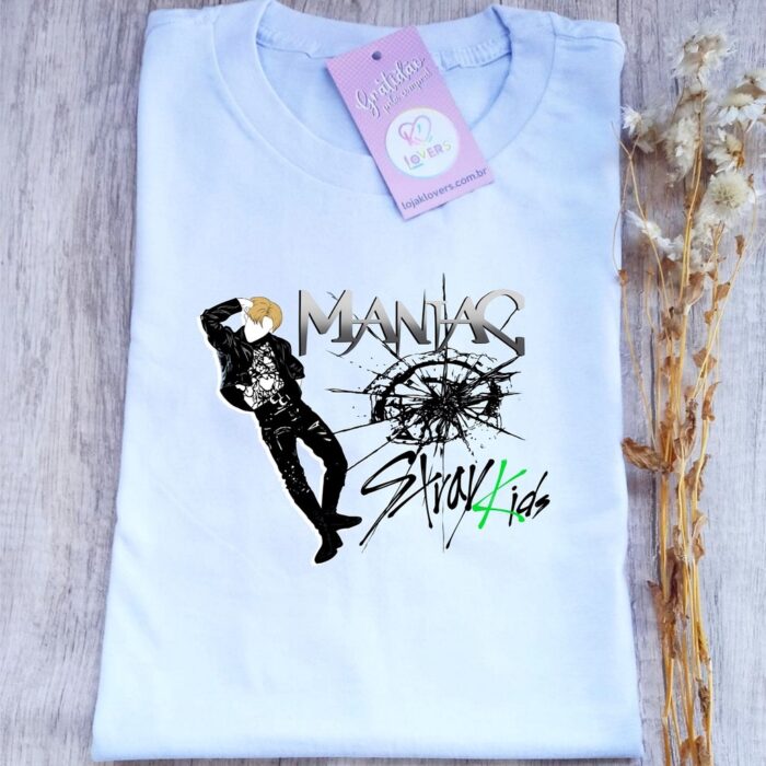 Camiseta Unissex Stray Kids Manic – Albun Ordinary