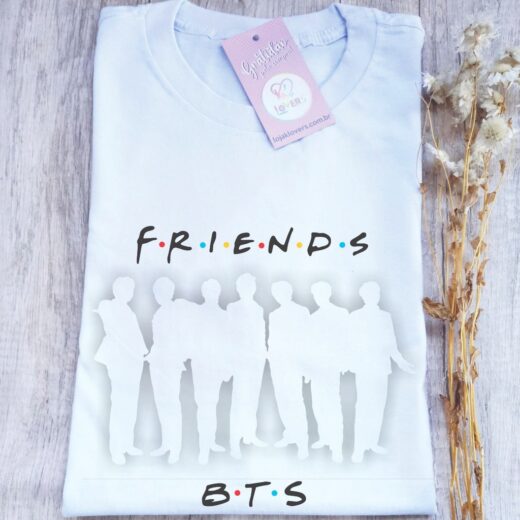 Camiseta Unissex BTS Série Friends Sombras