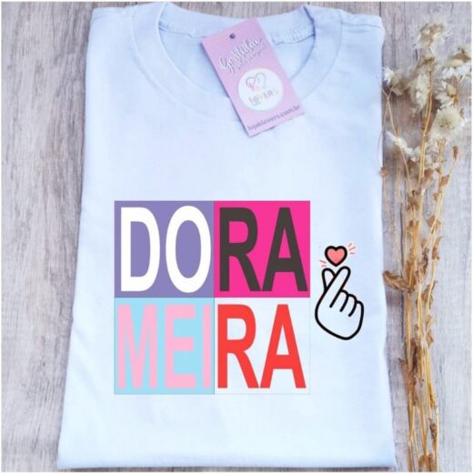 Camiseta Dorameira - Mão Coreana - kdrama