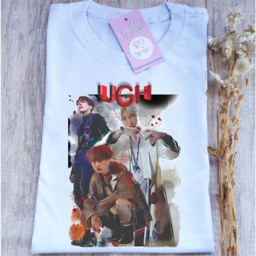 Camiseta Unissex Rap Line - UGH - BTS ( KPOP )