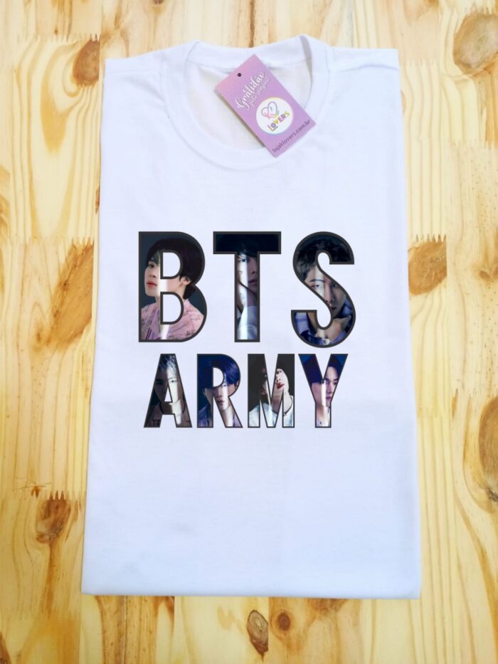 Camiseta BTS – Montagem Yet To Come