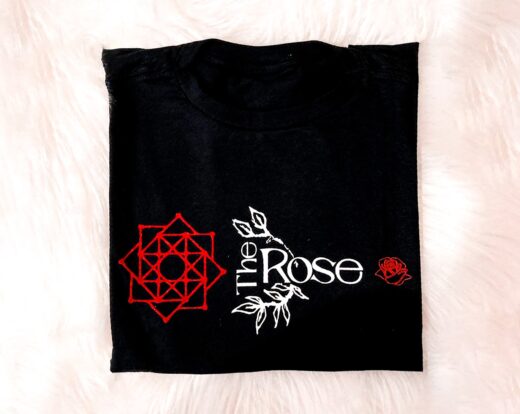 Camiseta The Rose - Logo black