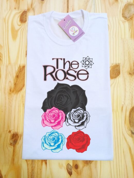 Camiseta The Rose - Black rose grande