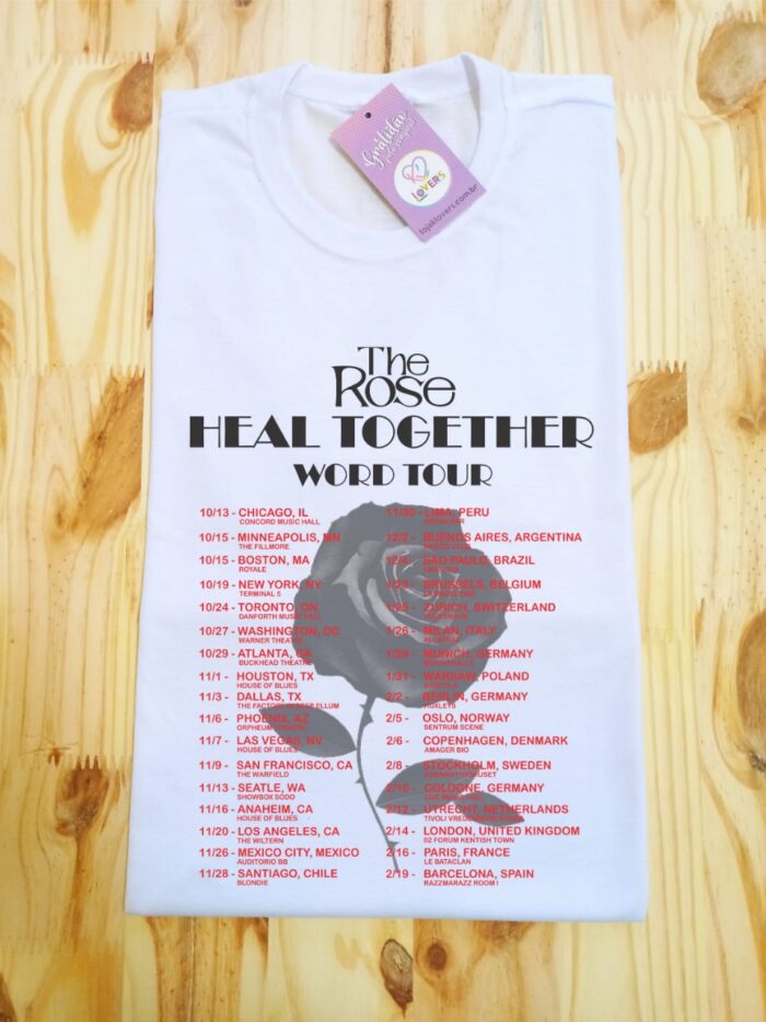 Camiseta The Rose – clássica black rose