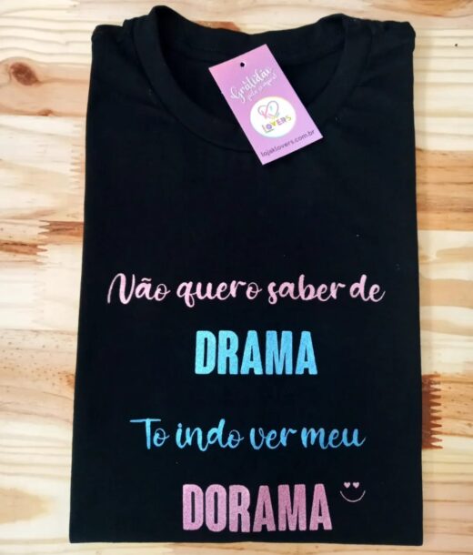 Camiseta Dorameira - Vou ver meu dorama