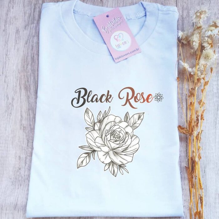 Camiseta Unissex The Rose Black Rose