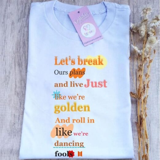 Camiseta Permission to dance letra