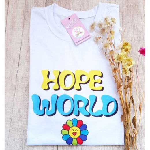 Camiseta Unissex BTS J-Hope Hope Wolrd