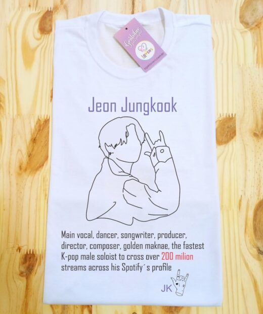 Camiseta Perfil Jungkook - JK