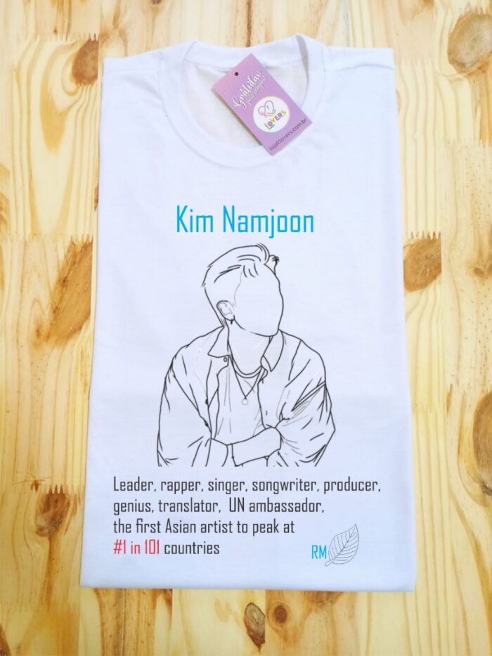 Camiseta Perfil Namjoon – BTS