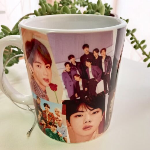 Caneca Porcelada Kin Seokijin ( Jin BTS ) Grupo Kpop