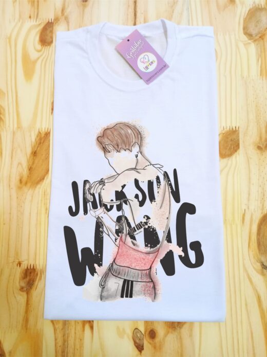 Camiseta Jackson Wang Aquarela - Kpop