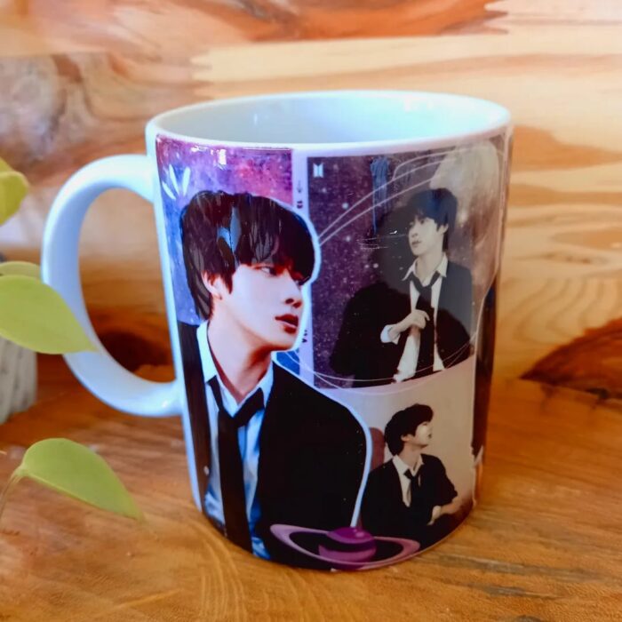 Caneca Kim Seok-jin – Jin – Coleção Bullet Journal