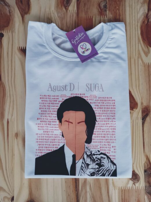 Camiseta Suga - Agust D Cartoon