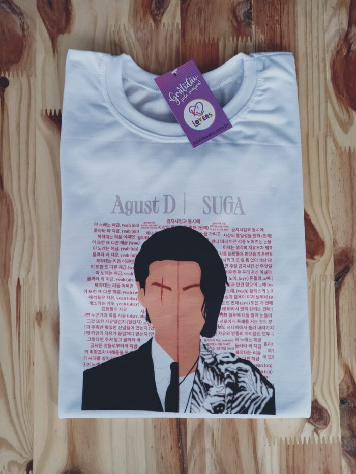 Camiseta Suga – Agust D Cartoon