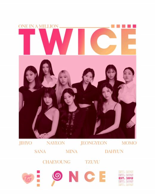 Camiseta Twice - I'n fan - Kpop