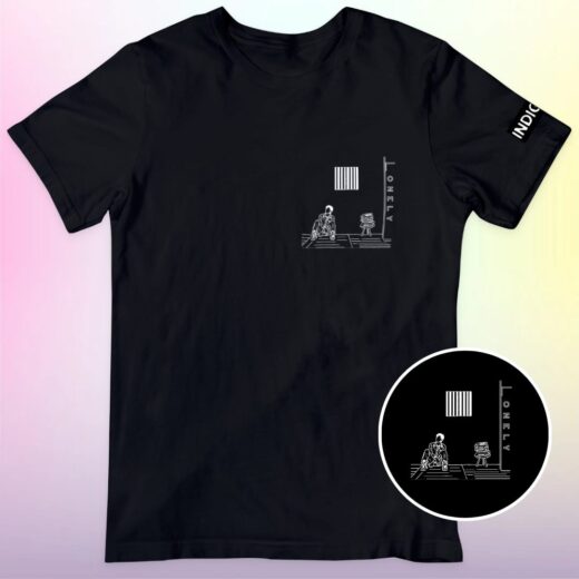 Camiseta BTS Solos Black - Indigo - Lonely