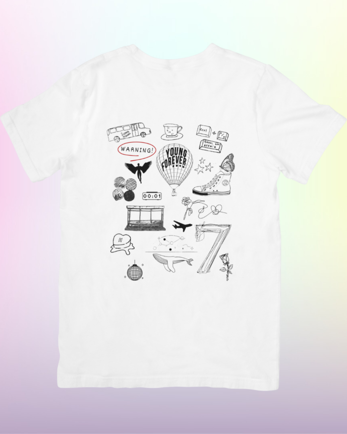 Camiseta Comemorativa 11 anos BTS –  Bangtan – Kpop