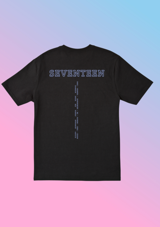 Camiseta unissex grupo  Seventeen membros -  Kpop - Image 2