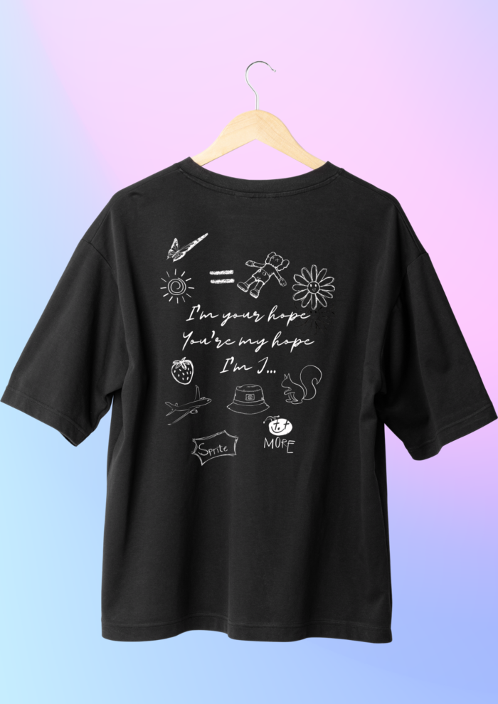 Camiseta unissex Oversize linha Elementos – J Hope – BTS